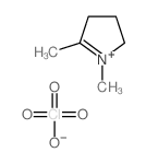 1,5-dimethyl-3,4-dihydro-2H-pyrrol-1-ium,perchlorate结构式