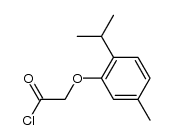 thymoxyacetyl chloride结构式