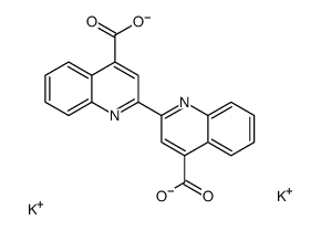 Dipotassium 2,2'-biquinoline-4,4'-dicarboxylate Structure