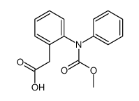 2-[2-(N-methoxycarbonylanilino)phenyl]acetic acid结构式