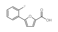 5-(2-氟苯基)呋喃-2-羧酸结构式