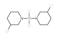 Platinum,dichlorobis(3-chloropyridine)-, (SP-4-2)- (9CI)结构式