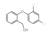 2-(2,4-二氯苯氧基)-苯甲醇结构式