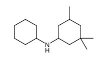 N-cyclohexyl-3,3,5-trimethylcyclohexan-1-amine Structure