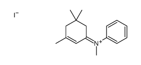 methyl-phenyl-(3,5,5-trimethylcyclohex-2-en-1-ylidene)azanium,iodide结构式