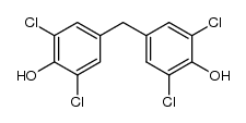 3,3',5,5'-Tetrachlor-4,4'-dihydroxydiphenylmethan结构式