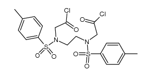 3,6-ditosyl-3,6-diazaoctanedioyl dichloride结构式