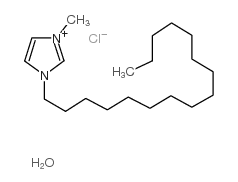 1-Hexadecyl-3-methylimidazolium chloride monohydrate Structure