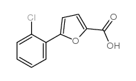 5-(2-氯苯基)-2-糠酸结构式