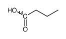 [14C]-Butyric acid Structure