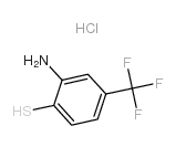 3-氨基-4-硫基三氟甲苯盐酸结构式