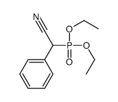 2-diethoxyphosphoryl-2-phenylacetonitrile Structure