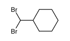 1,1-Dibromomethylcyclohexane Structure