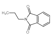 N-丙基酞酰亚胺结构式