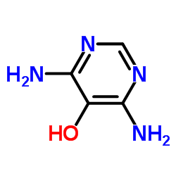 4,6-二氨基-5-羟基嘧啶结构式
