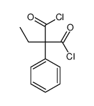 2-ethyl-2-phenylpropanedioyl dichloride结构式