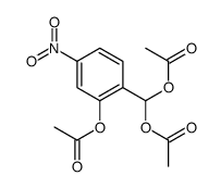 2-Acetoxy-4-nitro-benzaldiacetate结构式