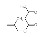 Butanoicacid, 3-oxo-, 2-methyl-2-propen-1-yl ester结构式