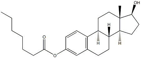 3-庚酸雌二醇结构式