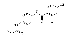 N-[4-(butanoylamino)phenyl]-2,4-dichlorobenzamide Structure