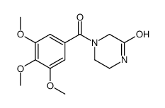 4-(3,4,5-trimethoxybenzoyl)piperazin-2-one Structure