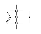 1-tris(trimethylsilyl)silylethanone结构式
