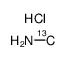 Methylamine-C hydrochloride Structure