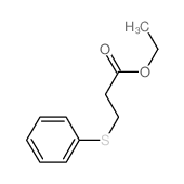 Ethyl 3-(phenylthio)propanoate结构式
