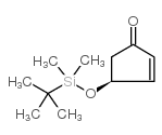 (S)-4-叔丁基二甲基硅氧基-2-环戊酮结构式