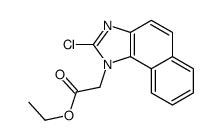 ethyl 2-(2-chlorobenzo[g]benzimidazol-1-yl)acetate结构式