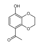 1-(2,3-dihydro-8-hydroxy-1,4-benzodioxin-5-yl)ethan-1-one Structure