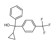 cyclopropyl(4-trifluoromethylphenyl)phenylmethanol结构式