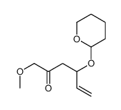 1-methoxy-4-(oxan-2-yloxy)hex-5-en-2-one结构式