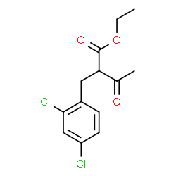 2-(2,4-DICHLORO-BENZYL)-3-OXO-BUTYRIC ACID ETHYL ESTER结构式