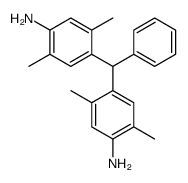 4-((4-amino-2,5-dimethylphenyl)(phenyl)methyl)-2,5-dimethylbenzenamine Structure