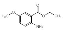 2-氨基-5-甲氧基苯甲酸乙酯结构式