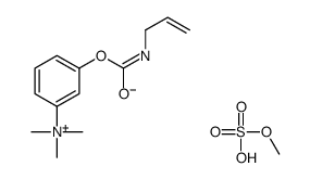 methyl sulfate,trimethyl-[3-(prop-2-enylcarbamoyloxy)phenyl]azanium结构式