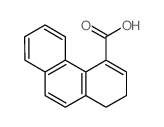 4-Phenanthrenecarboxylicacid, 1,2-dihydro-结构式