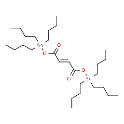 (E)-5,5,12,12-tetrabutyl-7,10-dioxo-6,11-dioxa-5,12-distannahexadec-8-ene结构式