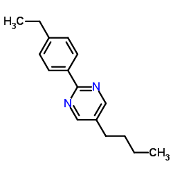 5-Butyl-2-(4-ethylphenyl)pyrimidine Structure