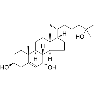 7α,25-Dihydroxycholesterol结构式