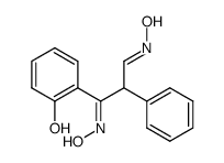 3-(hydroxyimino)-3-(2-hydroxyphenyl)-2-phenylpropanal oxime结构式