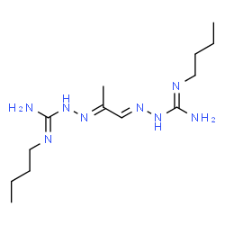methylglyoxal bis(butylamidinohydrazone) structure