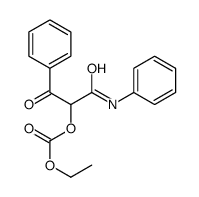 (1-anilino-1,3-dioxo-3-phenylpropan-2-yl) ethyl carbonate结构式