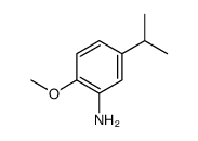 2-甲氧基-5-(1-甲基乙基)-苯胺结构式