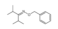 2,4-dimethylpentan-3-one-O-(phenylmethyl)oxime结构式