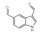 吲哚-3,5-二羧醛结构式