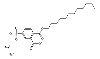 disodium,2-dodecoxycarbonyl-5-sulfonatobenzoate Structure
