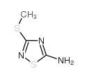 5-氨基-3-甲基硫-1,2,4-噻二唑结构式
