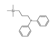 diphenyl(3-trimethylsilylpropyl)phosphane Structure